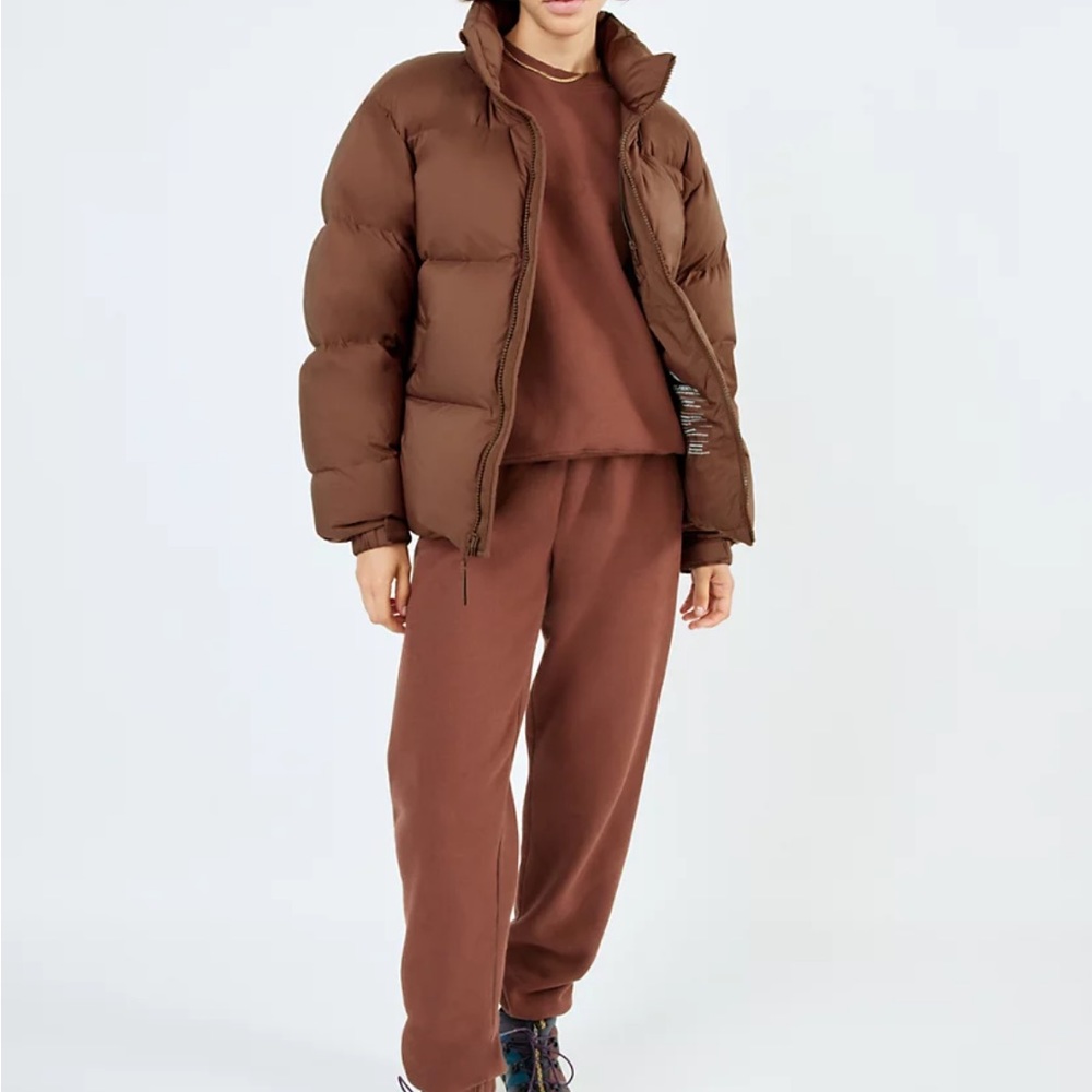 Aritzia TNA Mega Puff in Cognac Size XS